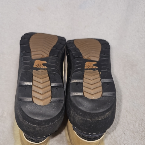 Sorel Tivoli Inner Fleece Lace Up Snow Boots 24Cm Beige Size 8.5 - Picture 13 of 14